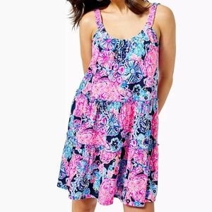 NWT - Lilly Pulitzer Loro Dress — High Tide Navy